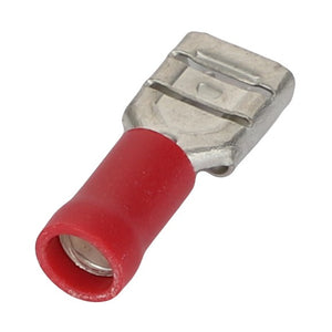 The AGCO | THIMBLE - AL5024113 is a red and silver insulated female spade connector designed for electrical wiring. There is currently no additional product description information available.