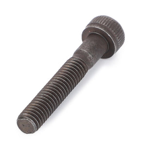 A close-up image of a single, metallic threaded bolt with a textured head. This is the AGCO Hex Socket Screw - Va021377.