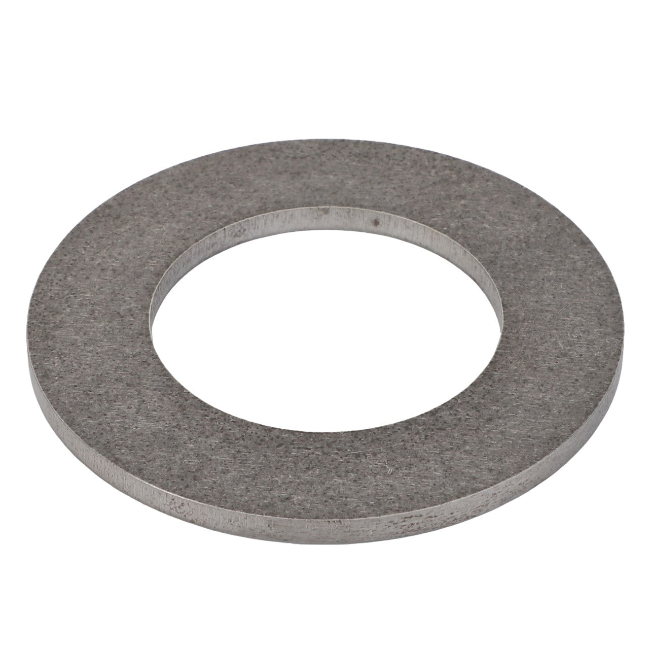 An AGCO | Washer - Acp0672420, featuring a robust circular metal design with a large central hole, rests against a plain white background.