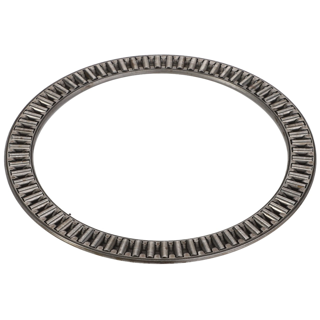 A top view of the AGCO | BEARING NEEDLE - ACY1566270 reveals its uniformly spaced cylindrical rollers, showcasing the precision engineering typical of AGCO products.