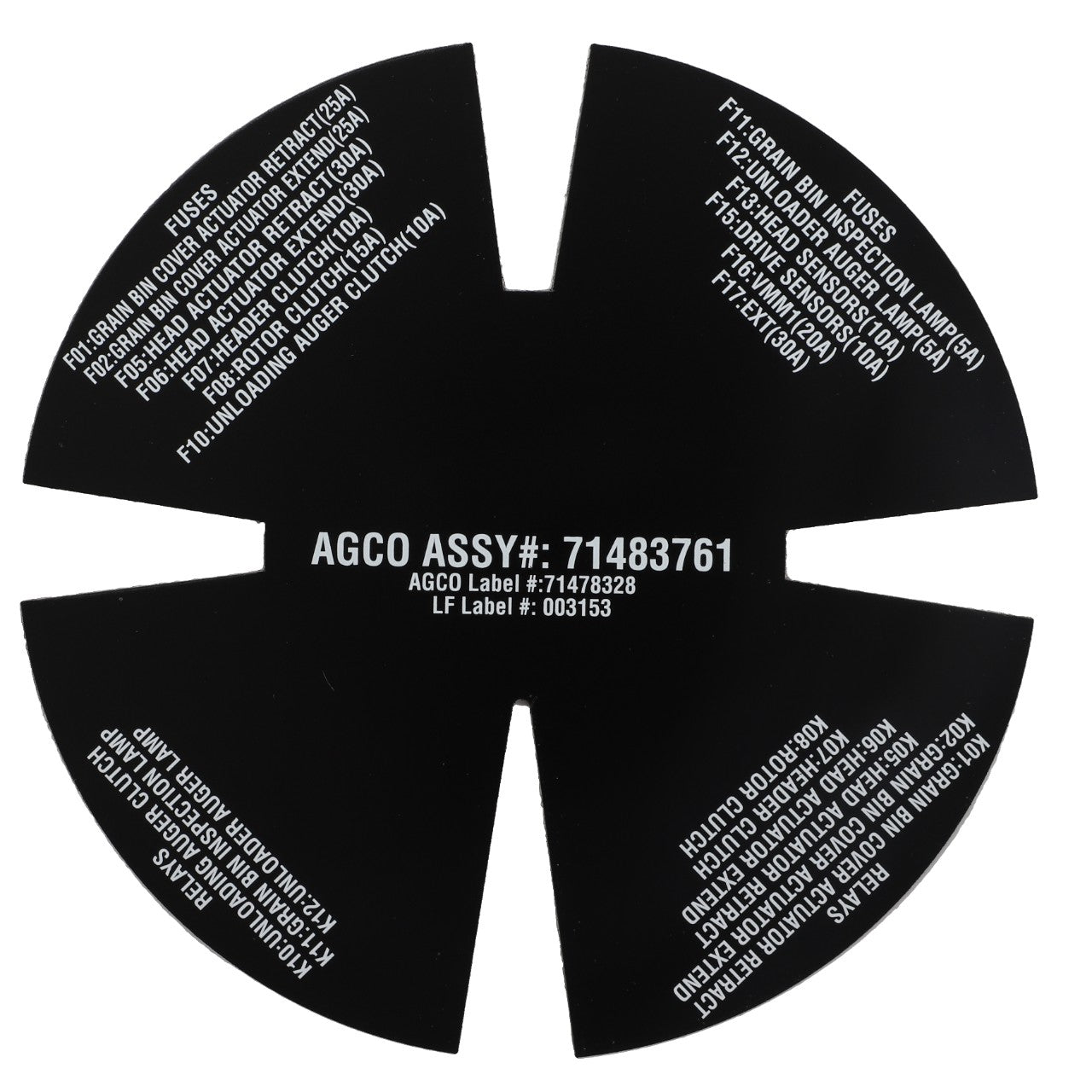 AGCO | Decal - Acw074055A - Farming Parts