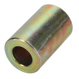 A cylindrical metal spacer from AGCO, specifically the Spacer - 4280582M1, featuring a hollow center and a slightly reflective surface with a mix of golden and metallic hues.