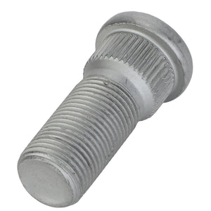 A close-up image of the AGCO BOLT - D46743800, showcasing its threaded metal structure and knurled section near the head, displayed on a white background. Please note that no current product description information is available.