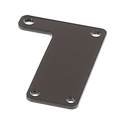 The AGCO Support - Acx2486810 is a flat, L-shaped metal plate designed with three holes on one end and one hole on the other, typically used for mounting or connecting components. No additional product description information is currently available for further details.