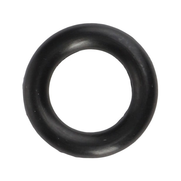 An AGCO | O Ring - 3009740X1, sleek and circular with a black rubber finish, rests elegantly against a pristine white background.