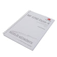 A spiral-bound manual labeled "AGCO | Operator'S Manual - Act004571B" for Massey Ferguson MF 5700 Dyna-4 series tractors. The cover is white with grey and red text.