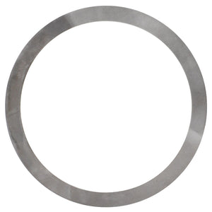 Product Description: The AGCO | Shim - F145301020060 is a flat, circular metal ring with a smooth surface and uniform thickness.