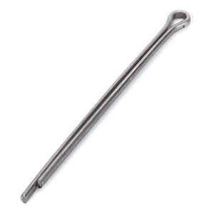 The AGCO Split Pin (LA10795301) is a metal cotter pin that features one rounded end and two prongs on the other end.