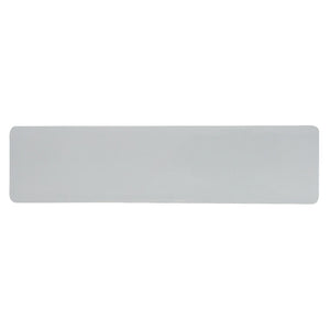 A rectangular gray object with a slightly textured surface and rounded corners is showcased against a white background. This item is the AGCO DECAL - D49138700 by AGCO. Product description information is currently unavailable.