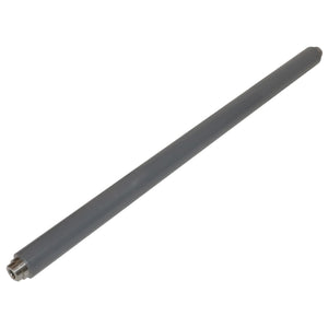 The AGCO Roller, Drapper Band Power Flow - D28284109 by AGCO is a long, cylindrical metal rod with a threaded end and a smooth gray surface, engineered for peak efficiency.