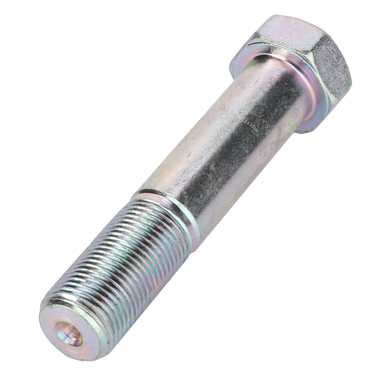 The AGCO | Hex Cap Screw - 894061M1 is a silver hex bolt featuring a partially threaded shaft and a hexagonal head, compatible with Fendt models.