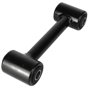 No current product description information is available, but the AGCO ROD - AG727000, a black metal suspension link rod with bushings on both ends, is displayed against a white background.