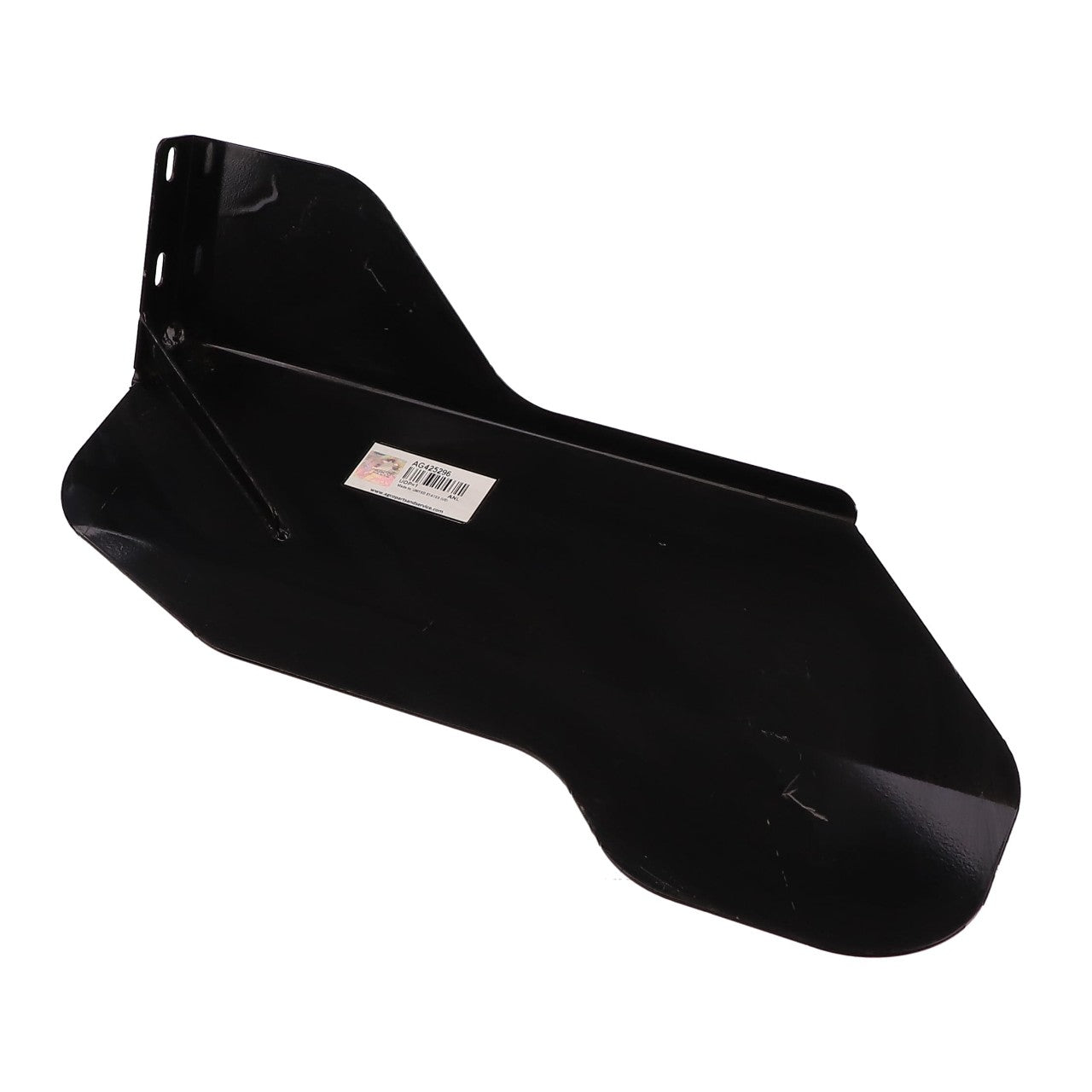 AGCO | DEFLECTOR - AG425296 black metal snow plow blade attachment with a price tag sticker on it. No current product description available.