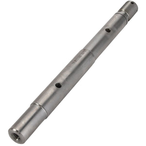 The AGCO | SHAFT - D28560095 is a cylindrical metal shaft featuring multiple holes and threaded ends, typically utilized in mechanical or industrial applications. Detailed product description information is currently unavailable.