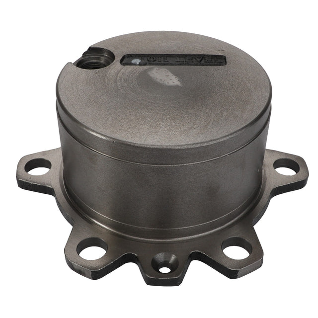 The AGCO Planet Carrier - Acp0425090 is a heat-forged steel, metal cylindrical mechanical part with multiple holes and a flat top, typically used in machinery to ensure equipment uptime.