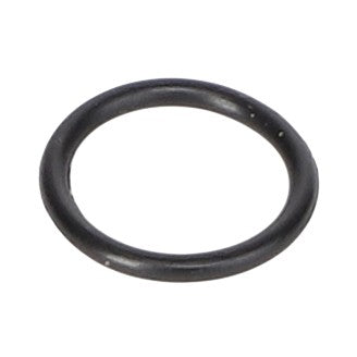 A detailed close-up image of the AGCO | O RING - AG139107, a black rubber O-ring designed for sealing purposes by the renowned brand AGCO.