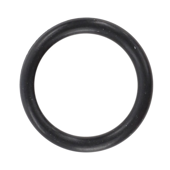 The AGCO | O-Ring - Acw2078080, a sleek black rubber product by AGCO, is expertly crafted in a perfect circular shape.