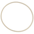 The AGCO Permanent Reinforcement - F345200210020 in beige rubber elegantly rests on a pristine white background.