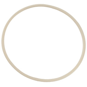 The AGCO Permanent Reinforcement - F345200210020 in beige rubber elegantly rests on a pristine white background.