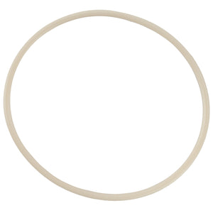 The AGCO Permanent Reinforcement - F345200210020 in beige rubber elegantly rests on a pristine white background.