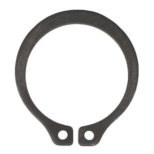 The AGCO | RING - AG000058 is a circular metal snap ring featuring two small holes at the ends, making it ideal for securing components. For more details, refer to the product description or contact our support team before ordering.