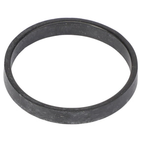 A black rubber flat sealing washer, specifically the AGCO | Flat Sealing Washer - 3016896X1, is displayed against a white background, reminiscent of the robust components found in a Fendt Vario tractor.