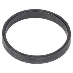 A black rubber flat sealing washer, specifically the AGCO | Flat Sealing Washer - 3016896X1, is displayed against a white background, reminiscent of the robust components found in a Fendt Vario tractor.