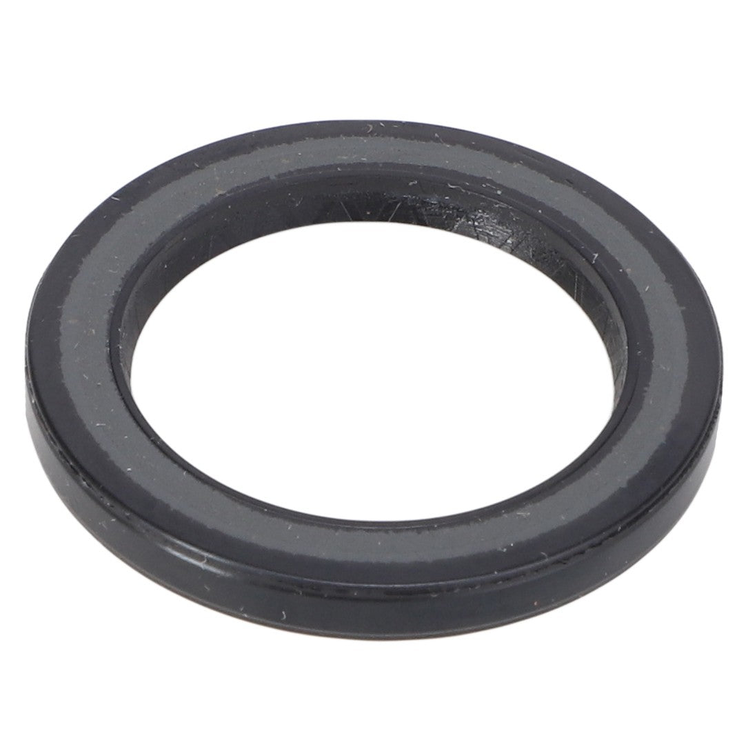 A black metal washer, identified as the AGCO SEAL - ACP0287000, with a central cutout, viewed from above and isolated on a white background. For any questions or ordering assistance, please contact our support team.