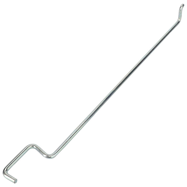 The AGCO | Prop Rod - Acw3840510 by AGCO is a metal rod featuring a hook on one end and a small loop on the other, ideal for hanging or securing objects.