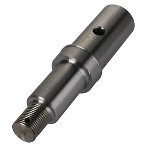 The AGCO | Body - Acp0143020, produced by AGCO, is a metal cylindrical shaft featuring a threaded end and a small hole near its middle. Unfortunately, no current product description is available.