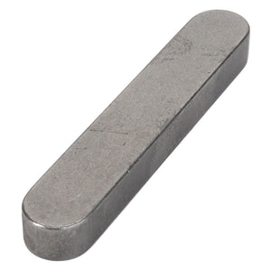 A rectangular metal object with rounded edges, resembling a key for mechanical or automotive use. Product Name: AGCO | KEY - D43108000 by AGCO. Product description not available.