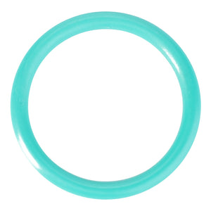 The AGCO | O-Ring, Ø 20,00 X 2,50 Mm - 3011913X1 is a turquoise rubber O-ring with a smooth surface, displayed against a plain white background, suitable for high-performance applications.