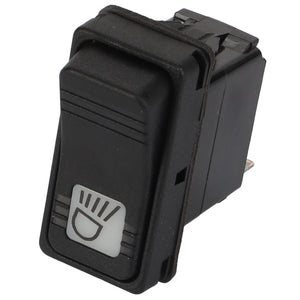 A black rectangular rocker switch with a headlight symbol printed on the front, identified as AGCO | Switch - Acp0293660 by the brand AGCO. No current product description available.