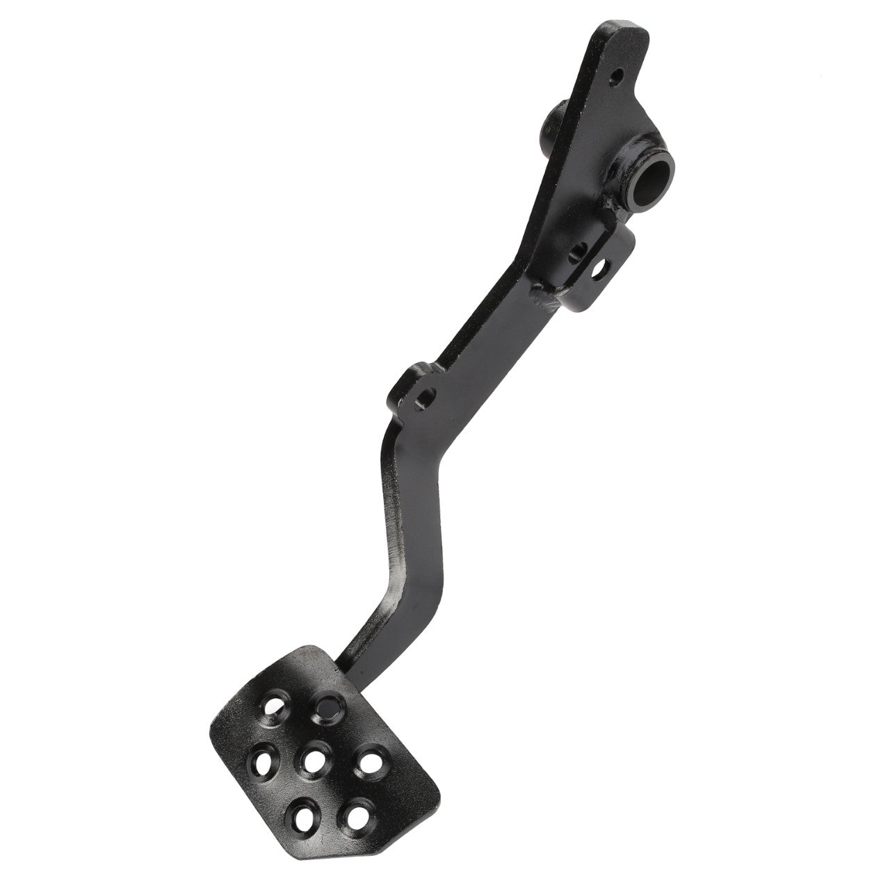 The product "AGCO | Brake Pedal - Acw1982010" by AGCO is a black metal car brake pedal featuring multiple holes in the footplate. No current product description information is available.