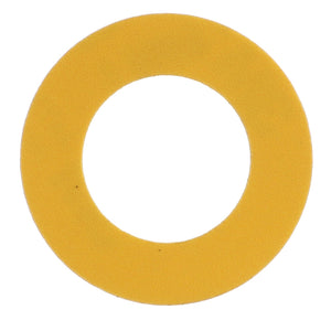 Product Description: The AGCO WARNING DECAL - ACP0535190 is a yellow circular object with a central hole, resembling a ring or washer. Specific product description details are currently not available.