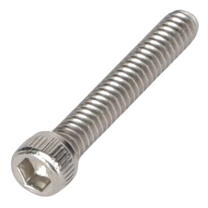 A close-up view of the AGCO | HEX SOCKET HEAD BOLT - AG518676, showcasing its silver finish and hexagonal socket head, commonly used for securing components. No current product description information is available.