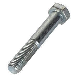 A metal bolt with a hexagonal head and partially threaded shaft, branded as AGCO | HEXAGONAL HEAD BOLT - 0901-12-08-00, displayed on a white background. No current product description information is available.