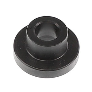 The AGCO | Guide - Acw0802730, a black cylindrical rubber grommet with a flared base from the brand AGCO, is ideally used for sealing and protecting wires or cables passing through holes.