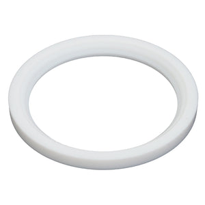 A flawlessly smooth, plain white circular ring from the AGCO AG005662 Seat collection.