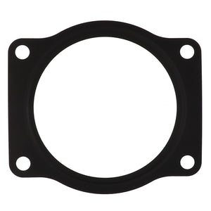 A front-view image of the AGCO Circular Gasket - Acp0353620, featuring four holes at the corners, presented on a white background. No current product description available for this item.