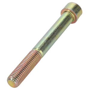 The AGCO Hex Socket Head Capscrew - 3009303X1 is a durable metallic fastener featuring partial threading along its sleek cylindrical body.