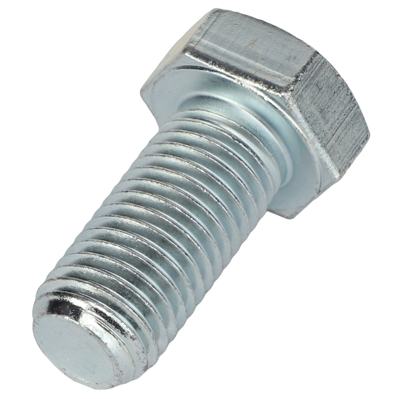 A close-up image of a single hexagonal-headed bolt, identified as the AGCO SCREW - AL5002151, made of shiny metal, with its threaded body visible. No current product description information is available for this item.