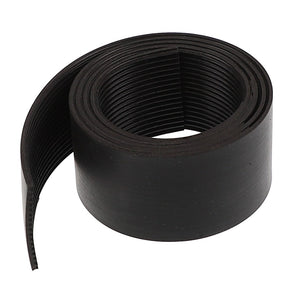 A coiled black AGCO MAT - AG109754 rubber strip with one end slightly unrolled, laying flat against a white background. Currently, no product description information is available.