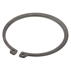 The AGCO CIRCLIP - ACY9301470, a metal retaining ring with two small protruding tabs, is shown laying flat on a white background. No current product description information available.