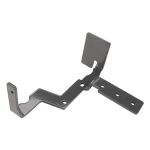 AGCO's Bracket - Acx2772560 is a sturdy, gray metal bracket featuring precise bends and strategically placed holes, perfect for versatile applications.