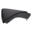 AGCO | Right Hand Protection - ACW2075690, a black metal automotive body panel with angular bends and precision mounting holes, is ideal for vehicle repair or assembly.