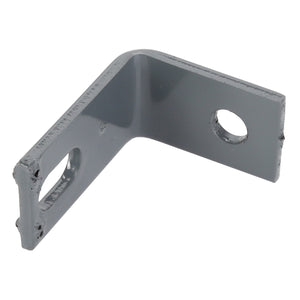 Here is the rewritten sentence incorporating the given product data:

The AGCO SUPPORT - D28785516 is a gray L-shaped metal bracket featuring two holes, one on each side. No further product description information is available at this time.