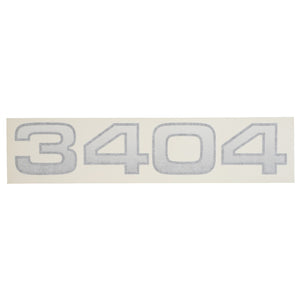 An image of the number "3404" displayed in large, gray stencil-style font on a plain, light background. This item is branded as AGCO and titled "Decal - Acw0435770," but no further product description information is available.