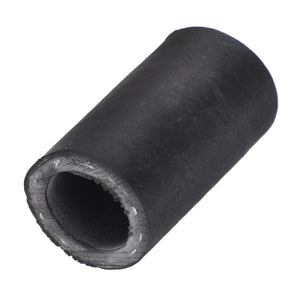 A black cylindrical rubber hose segment featuring a rough inner surface and cleanly cut ends, meticulously designed using high-quality materials, ideal for AGCO Cooling Hoses or compatible with Vario Models, specifically the AGCO | Hose, For Coolant - V836129978.