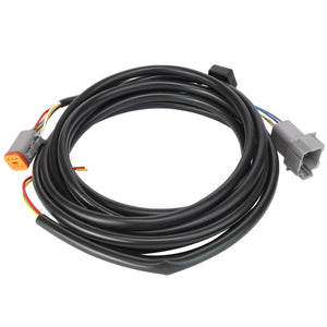 The **AGCO | HARNESS - AL5102110** by AGCO is a coiled black electrical wiring harness that features multiple connectors on each end, with the highlight being a gray rectangular connector containing numerous pins inside.